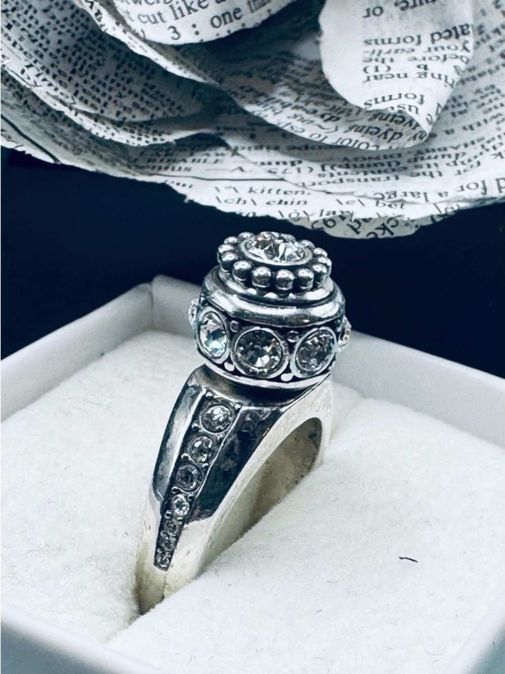 Brighton Anna Twist Interchangeable Ring  - Size 8